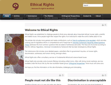 Tablet Screenshot of ethicalrights.com